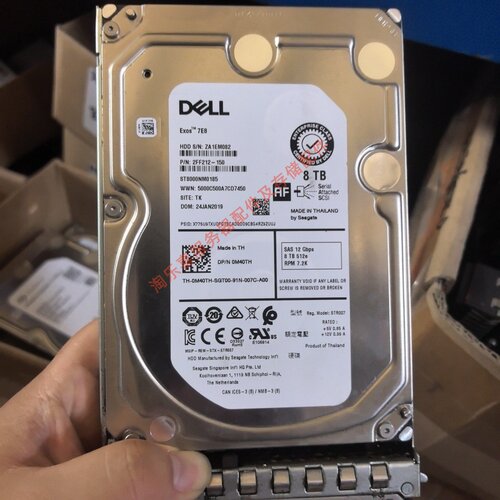 DELL MD3800F MD3800I MD3820I MD3820F 8T 7.2K 3.5 SAS存储硬盘