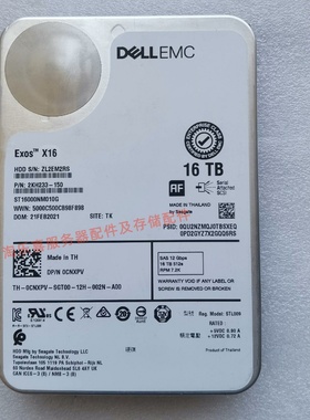 DELL R450 R550 R650 R750 R750xa 16T 7.2K 3.5寸 SAS 12Gb 硬盘