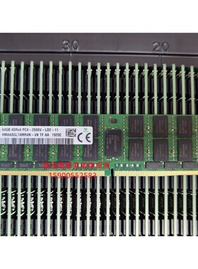 DELL R930 R940 R730XD R740XD服务器内存64G DDR4 2666 ECC REG