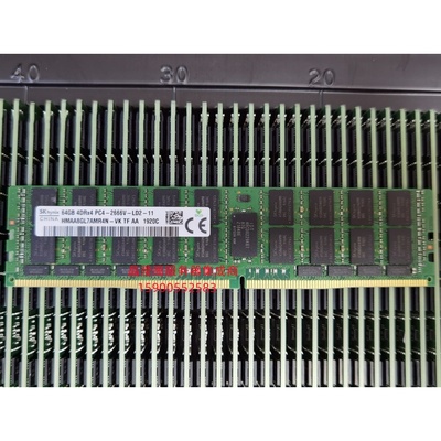 DELL R930 R940 R730XD R740XD服务器内存64G DDR4 2666 ECC REG