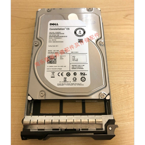 原装 DELL R710 R720 R730 R740 服务器硬盘 2T 7.2K 3.5寸 SATA