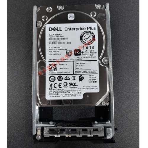 DELL SC4020 SC2020 SC8000 2.4T 10K 2.5 SAS 12G 康贝 储存硬盘