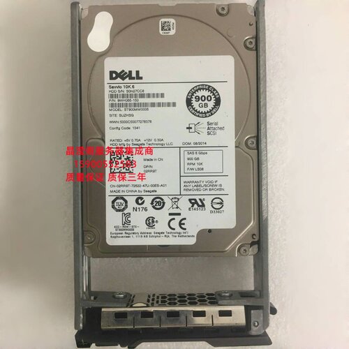 DELL MD3800F MD3800I MD3820I MD3820F储存硬盘900G 10K 2.5 SAS
