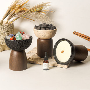 轻奢扩香石香薰摆件高级感家用持久晶石精油无火香氛送礼香薰礼物