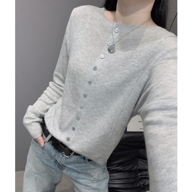 高级感长袖针织衫女欧洲站气质宽松圆领毛衣开衫外套鱼骨上衣春秋,女装/女士精品,毛针织衫,淘宝优惠券,粉丝福利购,淘宝优惠卷