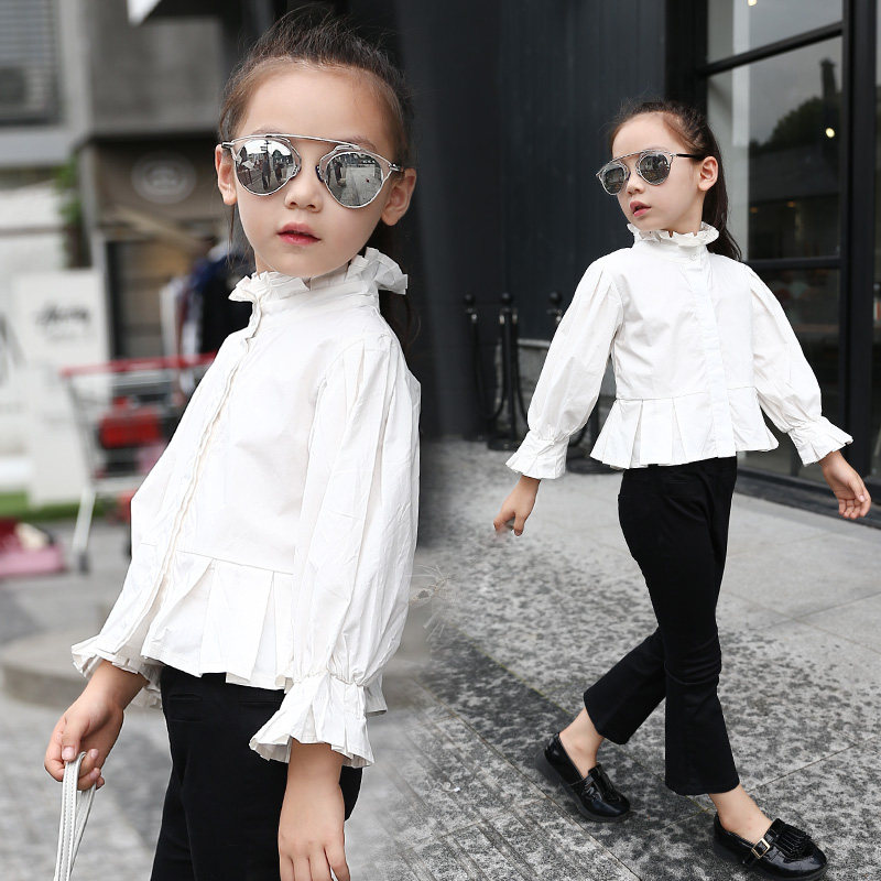 Chemise fille à manche longue - Ref 2087965 Image 3