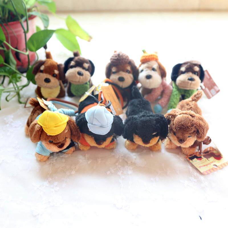 艺术家腊肠狗钥匙扣书包挂饰包包饰品毛绒玩具抓机娃娃小狗公仔男