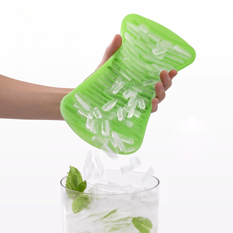 乐葵绿色透明冰格制冰袋家用创意冰器夏日饮品必备多功能饼干模具