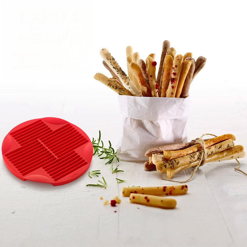 乐葵铂金硅胶饼干棒模具烘焙工具条状造型器家用厨房食品级模具