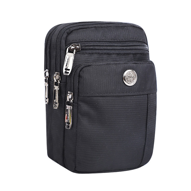 装修用功能小包男士6.9寸手机包工地干活穿皮带多隔层耐磨腰包竖