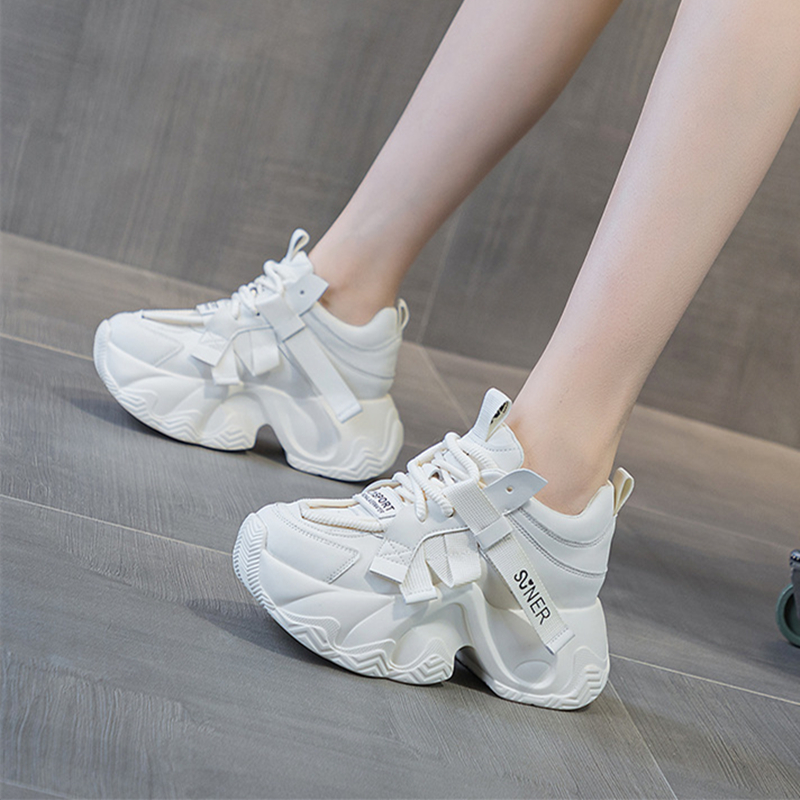 厚底内增高爆款休闲松糕老爹鞋