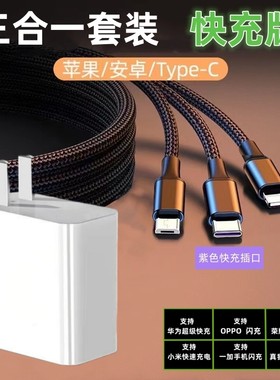 一拖三多用快速充电器
