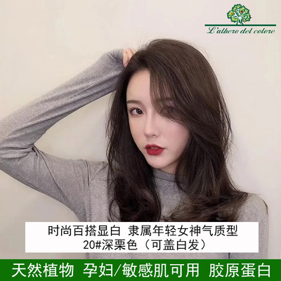 意大利绿情蓓染发剂健康盖白发