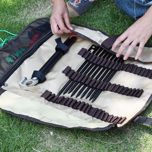 帐篷地钉固定天幕地丁户外露营沙滩钉风绳地插钉防风钉子钢收纳包