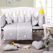Giường cũi trẻ em gói giường bông vương miện bao quanh giường bé xung quanh giường trẻ em xung quanh mùa thu và mùa đông - Túi ngủ / Mat / Gối / Ded stuff