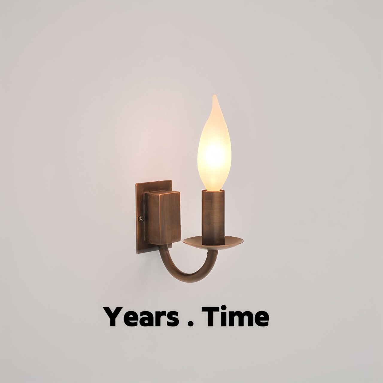 YearsTime 全铜复古壁灯 床头灯 镜前灯 楼梯灯 蜡烛壁灯
