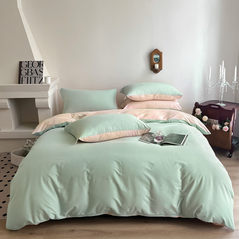 定制100支全棉生态磨毛四件套