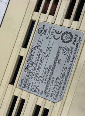 《议价商品》15KW安川变频器CIMR-LB4A0031FAC 闲置