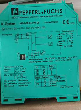 《议价商品》倍加福 KFD2-ER-EX1.W.LB 安全栅隔离