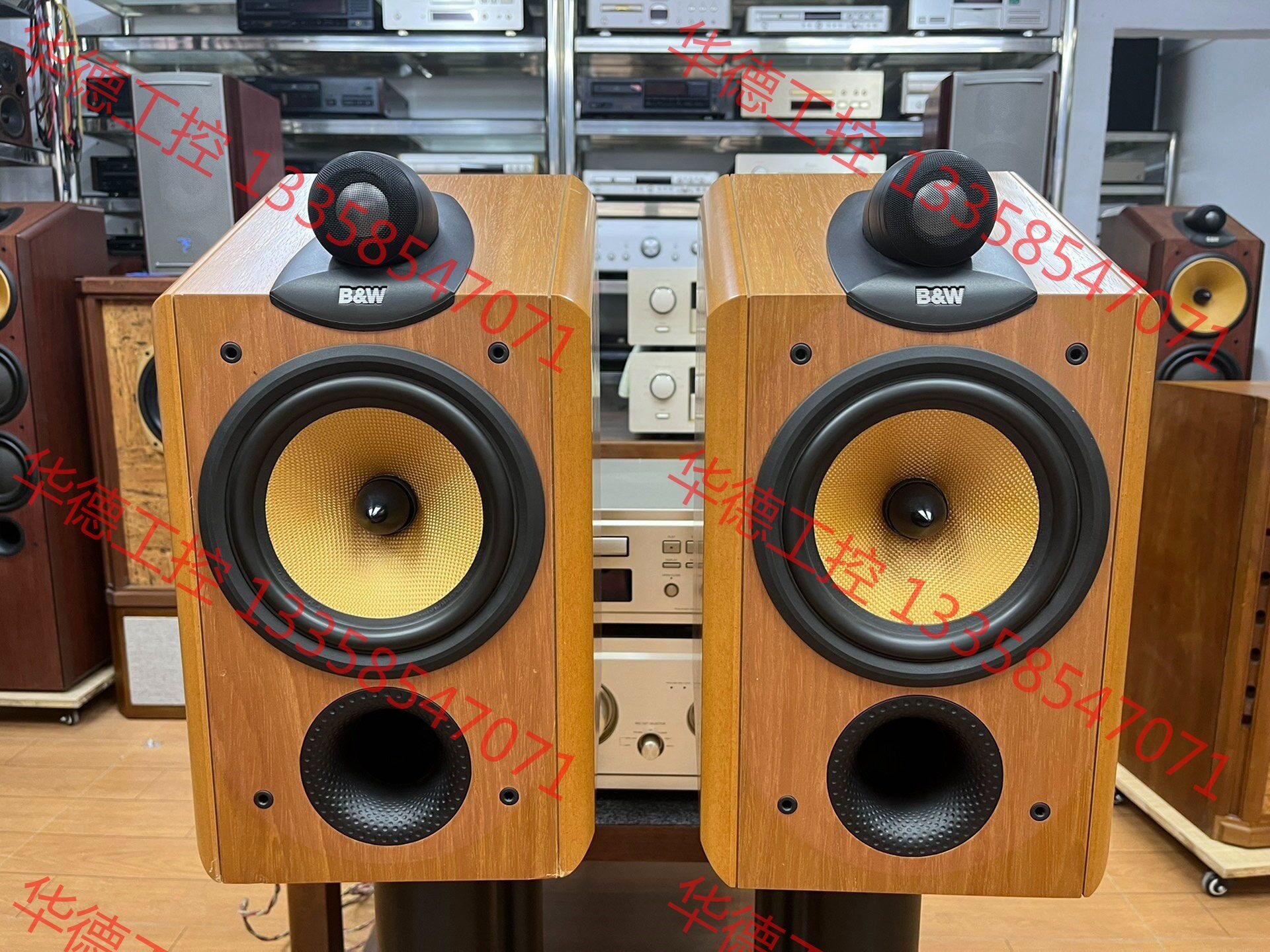 议价 原装 b&w/宝华 cdm1nt 进口二手发烧书架音箱