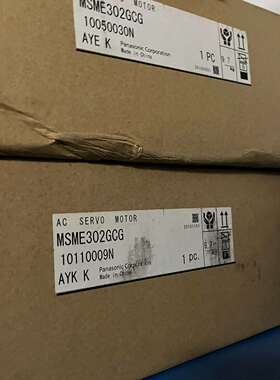《议价商品》全新松下伺服电机MSME302GCG