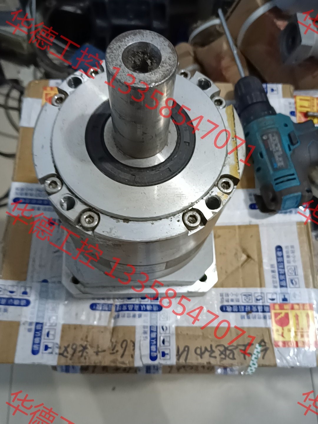 议价 拆机行星减速机160型一台速比8配180伺服电机具体型号看图