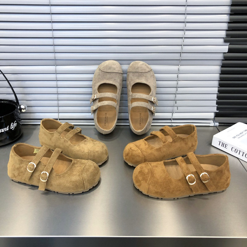 韩版玛丽珍勃肯鞋女2026新款春季平底双带搭扣圆头休闲软底单鞋潮,女鞋,勃肯鞋/软木鞋,淘宝优惠券,粉丝福利购,淘宝优惠卷