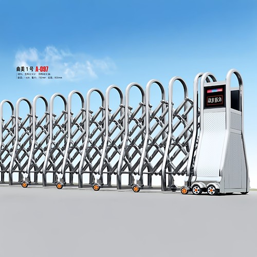 不锈钢电动伸缩门定制安装