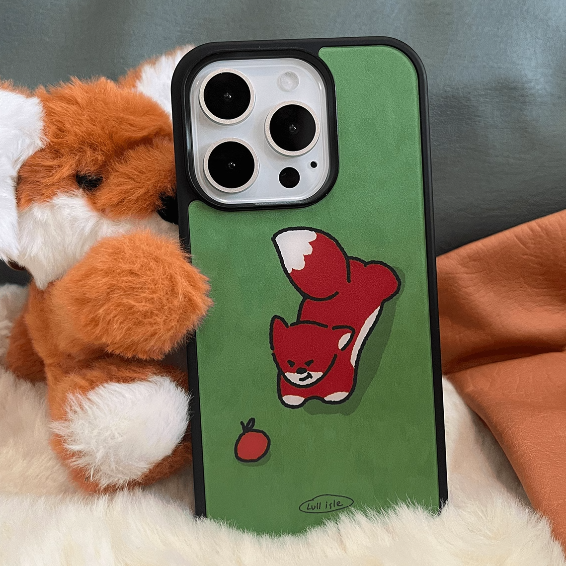 iPhone防摔磨砂原创小众挂绳孔