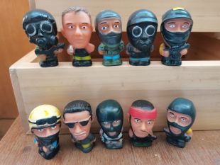 中古绝版收藏!真人版CS反恐精英兵人玩具 手办玩偶汽车摆件公仔