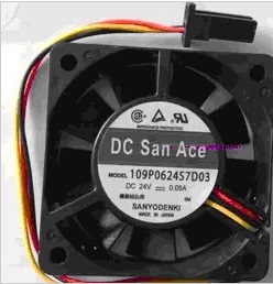 109P0624S7D03 A90L-0001-0552#A 24V 0.08A 原装山洋发那科风扇