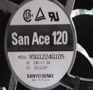 三洋 SANYO 9SG1224P1G03 24V 2A 12038 12CM 大风暴力量铝框风扇