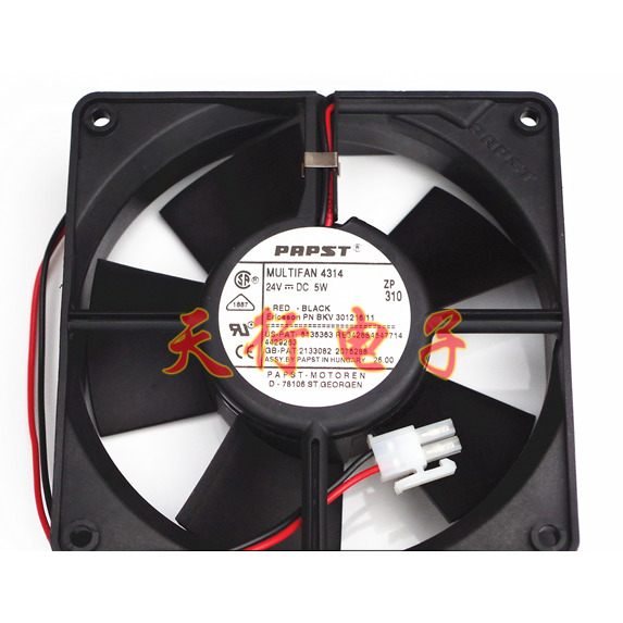 MULTIFAN 4314 原装德国PAPST 24V 210MA 5W 120*120*32轴流风扇