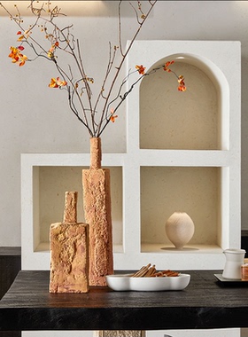 手工花瓶装饰摆件样板房间环球