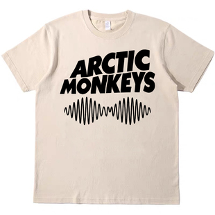 Arctic Monkeys北极猴子乐队短袖bf男女情侣T恤纯棉tee原创tshirt