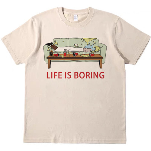 短袖bf男女情侣T恤瑞克北野武