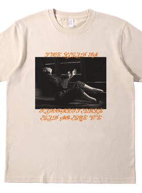 米茨基Mitski 复古vintage男女情侣短袖tee宽松纯棉T恤t shirt