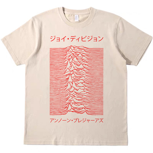 Joy bf男女情侣T恤纯棉tee原创tshirt Division后朋克乐队复古短袖