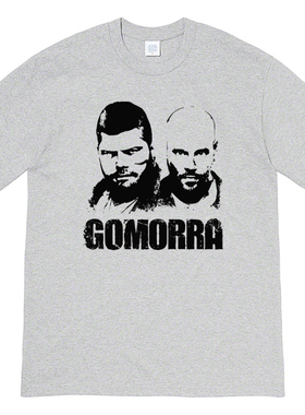 格莫拉Camorra意大利黑帮复古vintage短袖男女情侣T恤纯棉tshirt