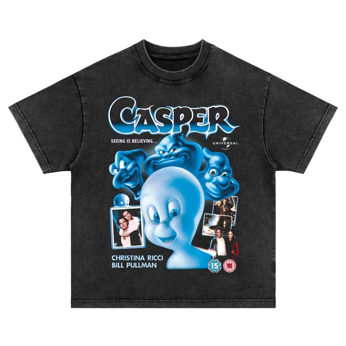 复古长袖美式水洗做旧