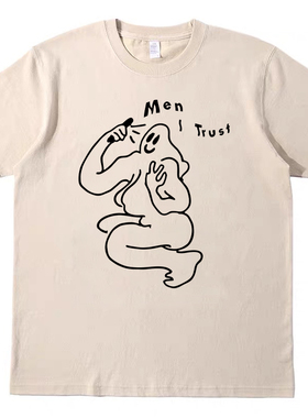 加拿大复古梦幻团MEN I TRUST 短袖bf男女情侣T恤纯棉t原创tshirt