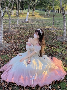 黛尔小姐仙女裙小物配饰拖尾挂脖胸挡 黛尔小姐配饰