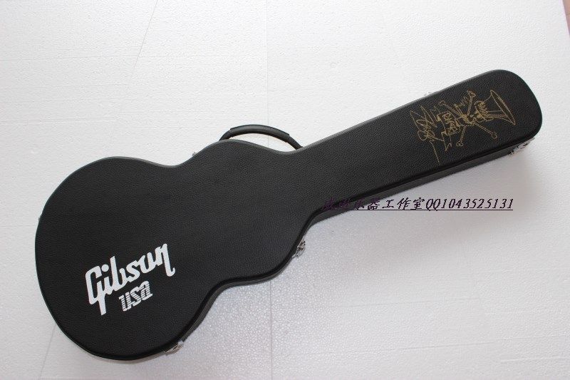 gibson lp电吉他 slash签名款电吉他皮箱 皮盒 琴盒