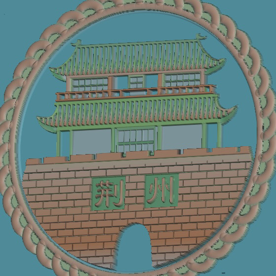 2025新款文创古建古城墙大月饼模具设计雕刻制作定制定做1斤到5斤