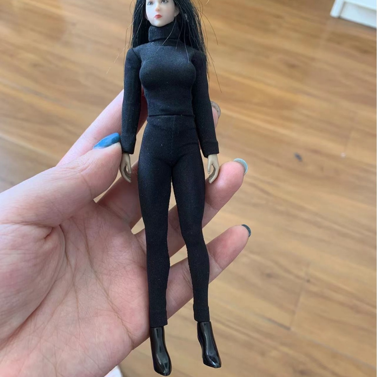 1:12兵人6寸可动人偶手办用 紧身衣紧身裤秋衣潜行服 男女款