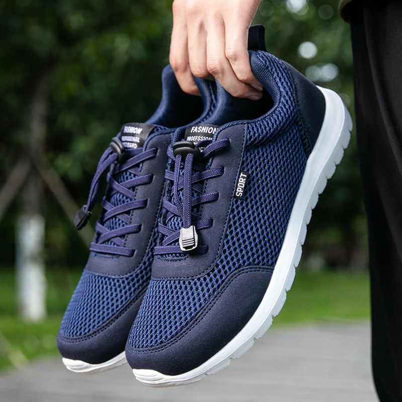 品牌老人鞋男春秋季大脚骨加肥宽脚胖运动休闲软底健步大码爸爸鞋