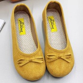 软底平底百搭浅口豆豆鞋 玛丽珍鞋 新款 韩版 蝴蝶结圆头单鞋 2025夏季