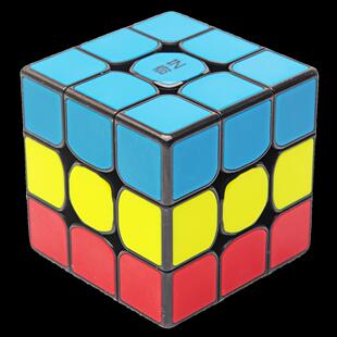 奇艺启蒙三明治魔方三阶3阶汉堡凹凸手拉手灵活儿童初学益智玩具