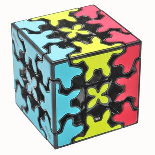 奇艺齿轮三明治魔方 异形3阶魔方九齿连动专业比赛用灵活顺滑益