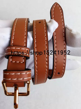 适用改造赛琳tilly老花凯旋门马鞍包腋下包真皮带单肩斜挎延长带